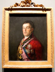 Arthur Wellesley, the Duke of Wellington by Francisco de Goya