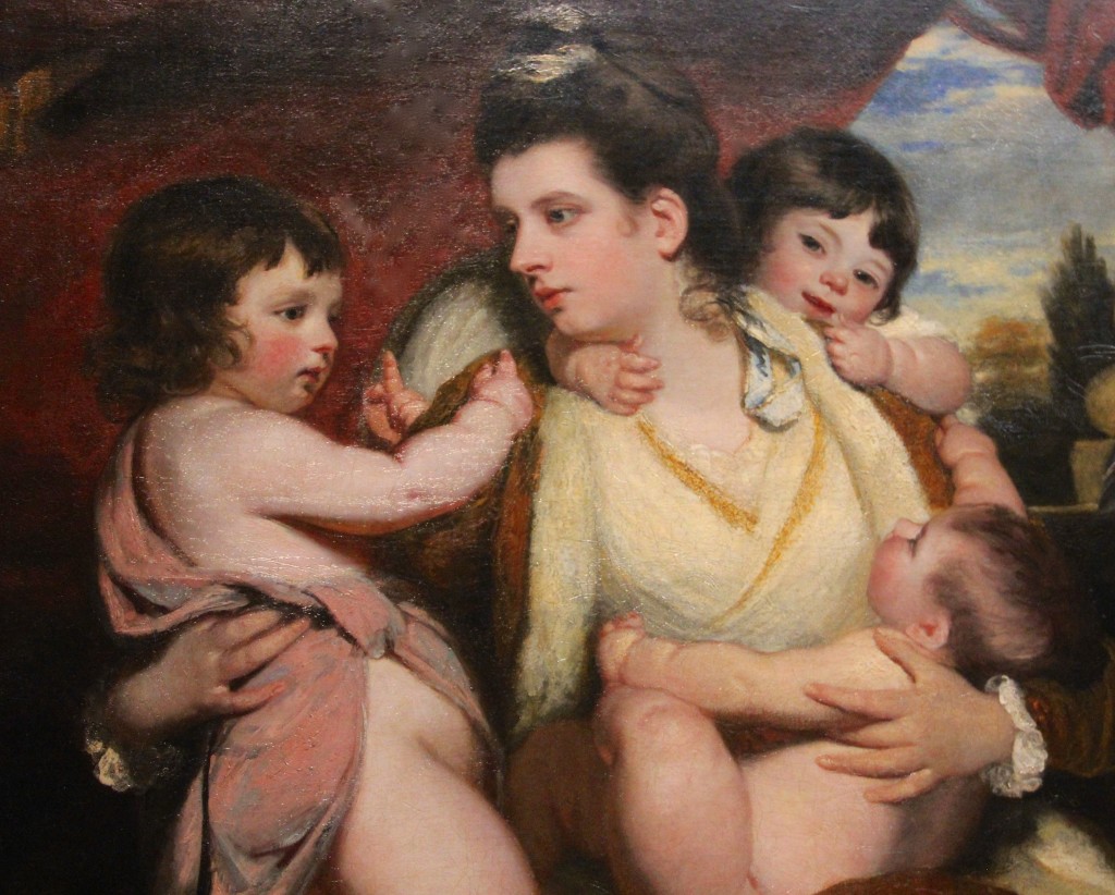 Sir Joshua Reynolds' Lady Cockburn and her Three Eldest Sons, 1773 in London's National Gallery