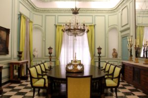 Empire Dining Room in the Museo Napoleónico, Havana, Cuba, photo by Margaret Rodenberg 10-2017 Finding Napoleon in Cuba