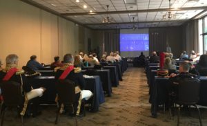 Napoleonic Historical Society Conference in Williamsburg, Virginia, September 2018, photo by Margaret Rodenberg