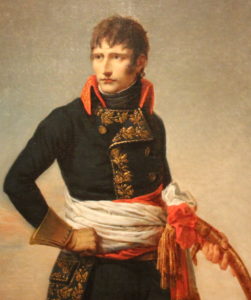 Napoleon Bonaparte, First Consul, in uniform of a General of the Army of Italy, 1801, in oil by Andrea Appiani, photo Margaret Rodenberg 2018